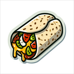 Illustration Vector of tortila