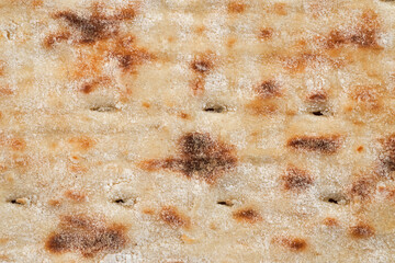 Flatbread Bottom Macro Background Texture