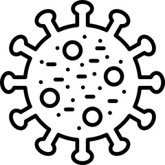 Virus Icon Vector Element