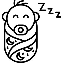 Newborn Icon Vector Element