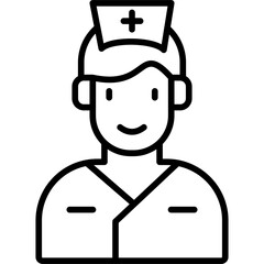 Nurse Icon Vector Element