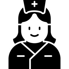 Nurse Icon Vector Element