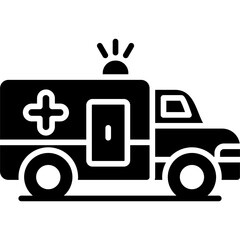 Ambulance Icon Vector Element