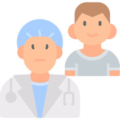 Fototapeta premium Pediatrician Icon Vector Element