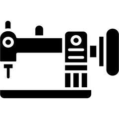 Sewing Machine Icon Vector Element