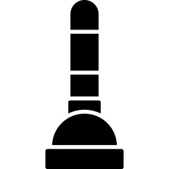 Plunger Icon Vector Element