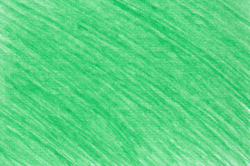 Green pencil hatched texture. Background colored with green pencil.
