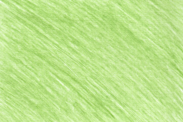 Green pencil hatched texture. Background colored with green pencil.