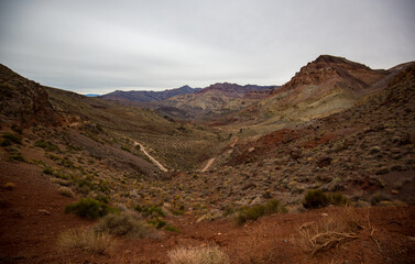 view of the mountains