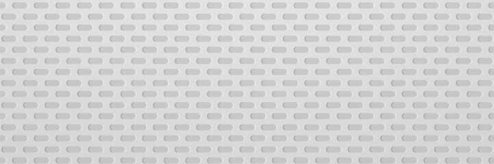 Gray perforated surface texture background
