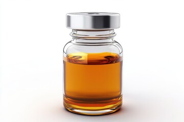 3D Liquid Soap Bottle Isolated and White Background