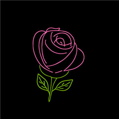 rose vector illustration