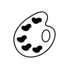 Palette stock illustration