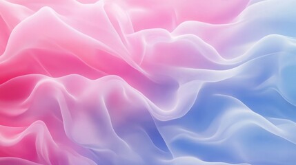 Fototapeta premium gradient abstract background with smooth flowing waveforms in pink and blue, artistic and futuristic, modern and elegant design