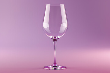 modern wine glass, tall stem, slender bowl, soft lavender hue make this wine glass perfect for modern table settings