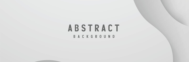 Grey abstract background waves, digital design, website template