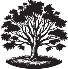 vector illustration of a tree