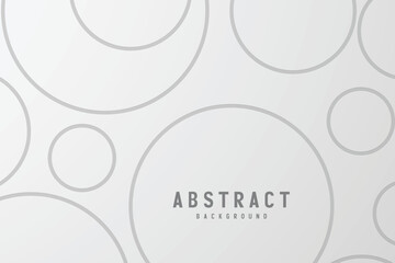 Grey abstract circles background design, digital art, website template