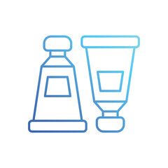 Paint Tubes stock illustration