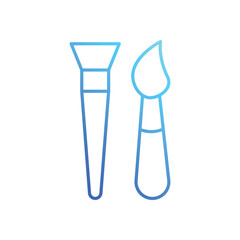 Brushes stock illustration