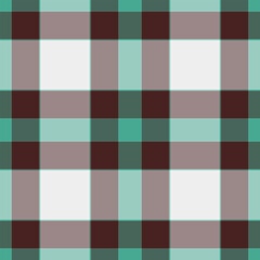 Workshop background fabric texture, retro vector plaid check. Stationary textile pattern tartan seamless in pastel and dark colors.