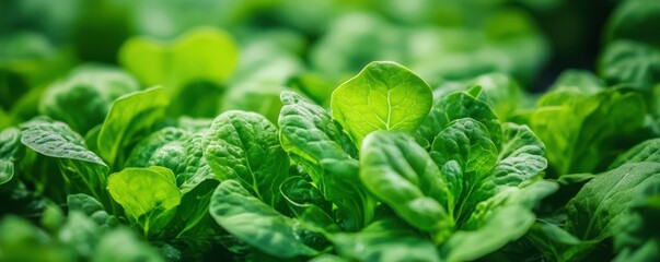 Vibrant hydroponic greens thrive under controlled lighting in a modern, clean facility. Witness the future of sustainable food production!