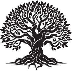 tree silhouette vector