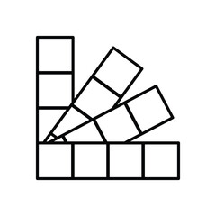 Color Card stock illustration