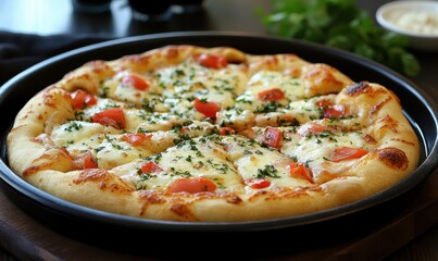Freshly Baked Margherita Pizza