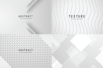 Fototapeta premium Grey abstract geometric texture background collage for digital design