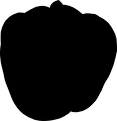 Belly pepper silhouette