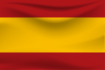 spain flag background with motion effect