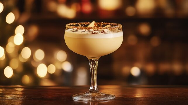 Rompope vanilla liqueur eggnog drink made with eggs in Mexico, traditional for Christmas season