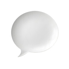 Cracked Speech Bubble: White Texture Image png