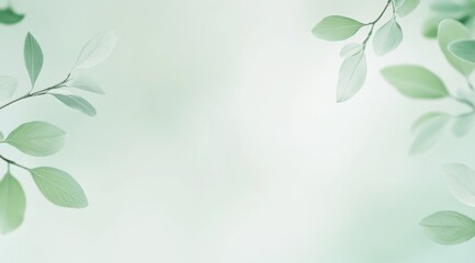 Light green leaf background