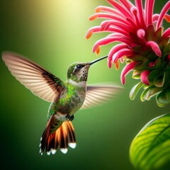 Fototapeta premium The Art of a Hummingbird’s Motion