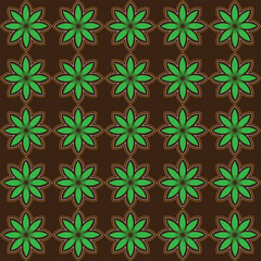 This seamless design is suitable for background or as a character motif.