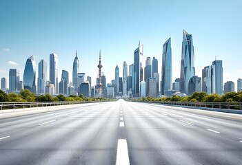 Fototapeta premium road to the city