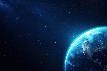 Global Cybersecurity and Data Protection Concepts in a Digital World with Earth Background