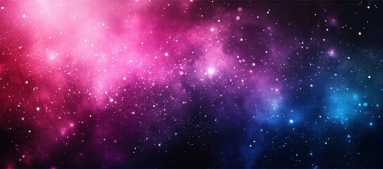 Obraz premium Cosmic abstract geometric art digital space background design colorful universe wide angle view modern aesthetic