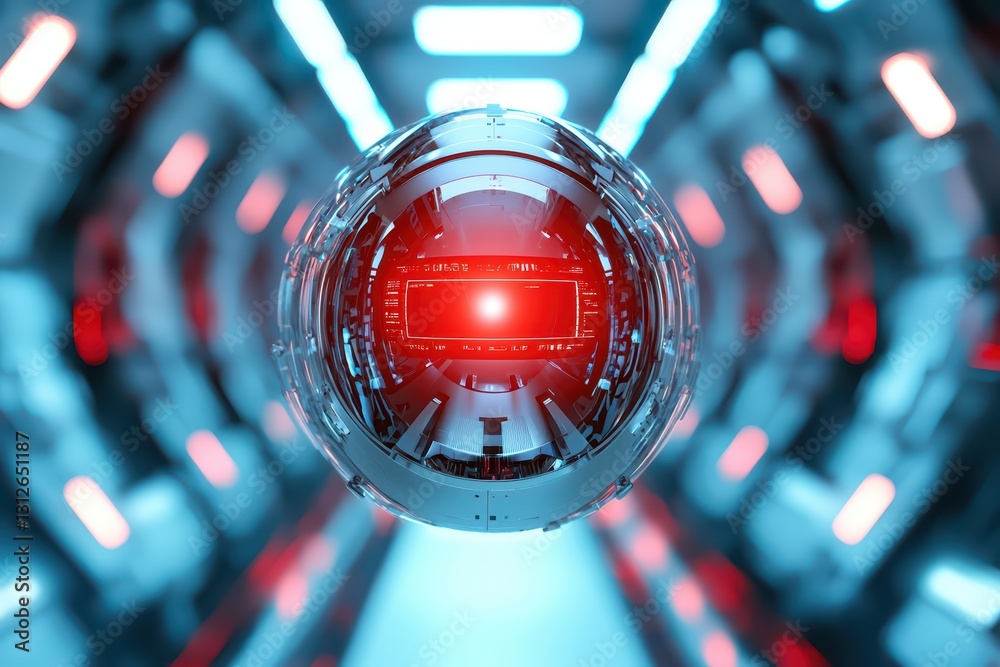 Poster futuristic nanobots in ai-controlled environments for advanced technological applications