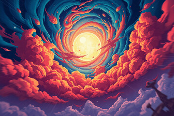 Unveiling mesmerizing spectacle of a celestial body being struck by a celestial crater, this awe-inspiring portrayal delves into extraordinary geology, cosmic forces, and ethereal magnificence conceal