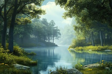 High-resolution nature landscapes for any use