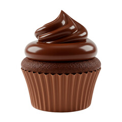 A delicious chocolate cupcake