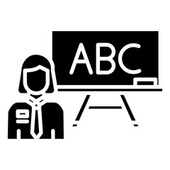 Female Professor Icon