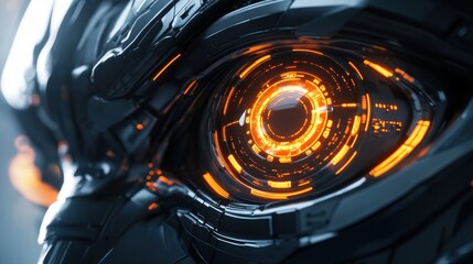 Cybernetic Eye: A Glimmer of Futuristic Technology