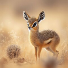 Fototapeta premium Young Dik-Dik Discovery