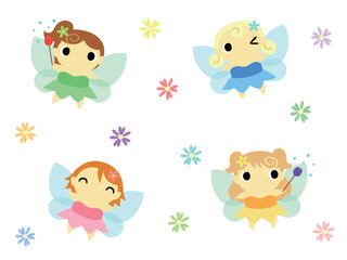 可愛い妖精のイラスト