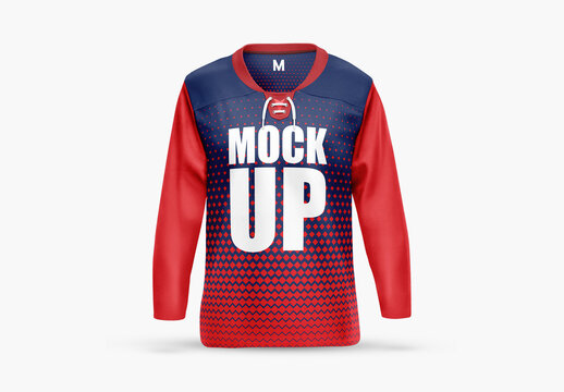A Hockey Jersey Mockup