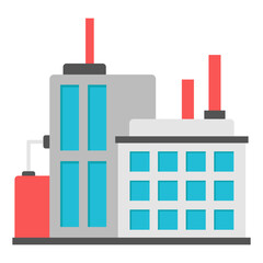 Perfect design icon of factory building